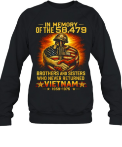 In Memory Of The 58,479 Vietnam Brothers And Sisters Unisex Sweatshirt