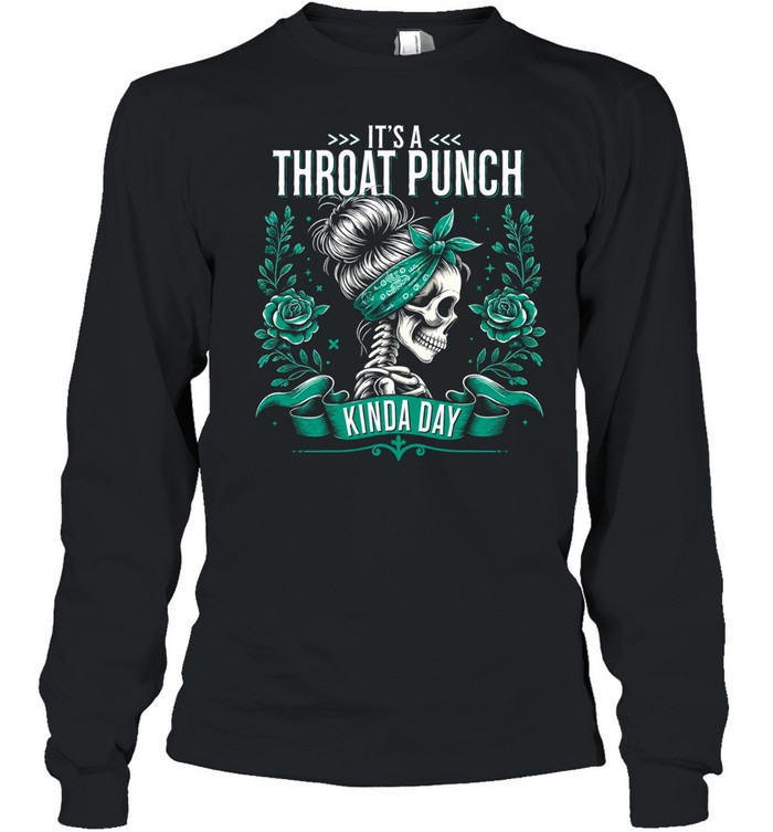 It's A Throat Punch Long Sleeved T-shirt