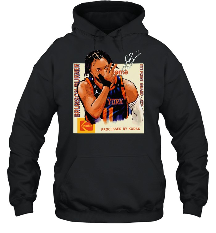 Jalen Brunson Burner 1A New York basketball signature Unisex Hoodie