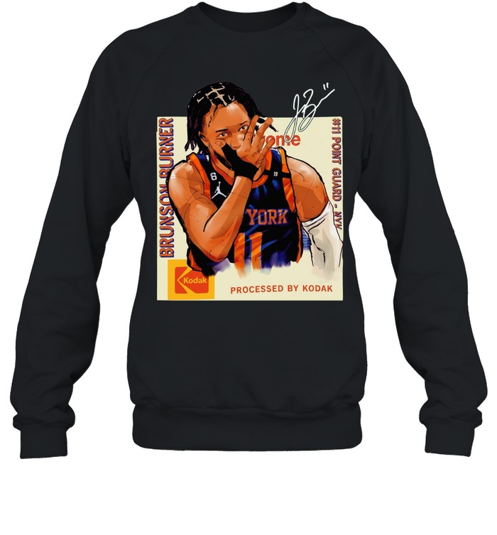 Jalen Brunson Burner 1A New York basketball signature Unisex Sweatshirt