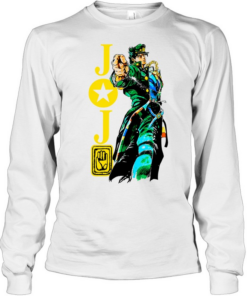 Jotaro Kujo anime cartoon  Long Sleeved T-shirt