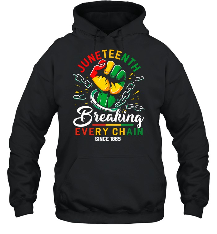 Juneteenth African American Freedom 1865 Unisex Hoodie