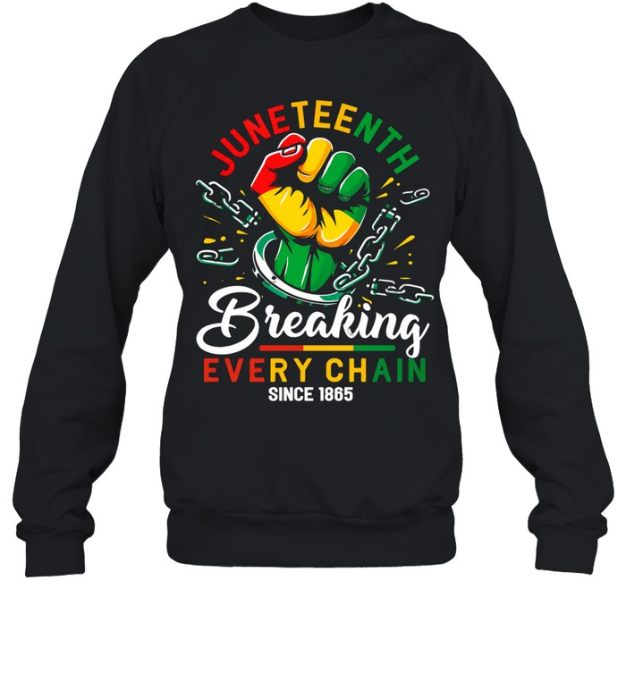 Juneteenth African American Freedom 1865 Unisex Sweatshirt