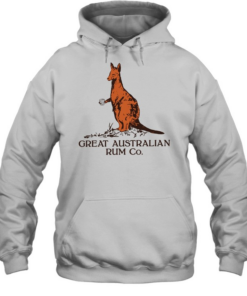 Kangaroo great Australian rum co Unisex Hoodie