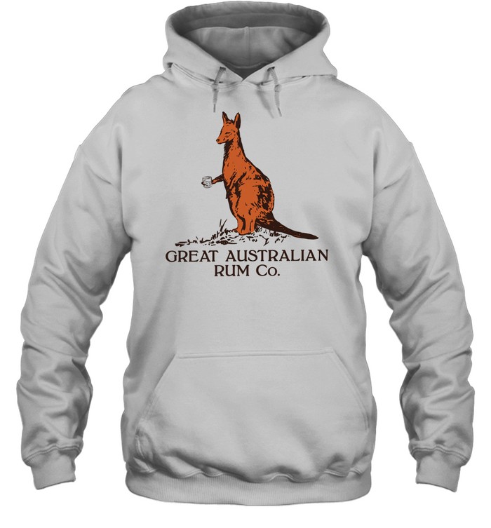 Kangaroo great Australian rum co Unisex Hoodie