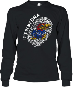 Kansas Jayhawks it’s in my DNA Long Sleeved T-shirt