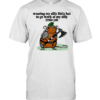 Knight Hamster wearing my silly little hat to go work at my silly little job  Classic Men's T-shirt