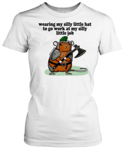 Knight Hamster wearing my silly little hat to go work at my silly little job Classic Women's T-shirt
