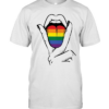 LGBT Lesbian Tongue  Classic Men's T-shirt