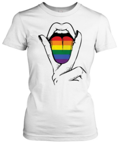 LGBT Lesbian Tongue Classic Women's T-shirt