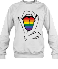 LGBT Lesbian Tongue Unisex Sweatshirt