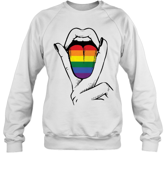 LGBT Lesbian Tongue Unisex Sweatshirt