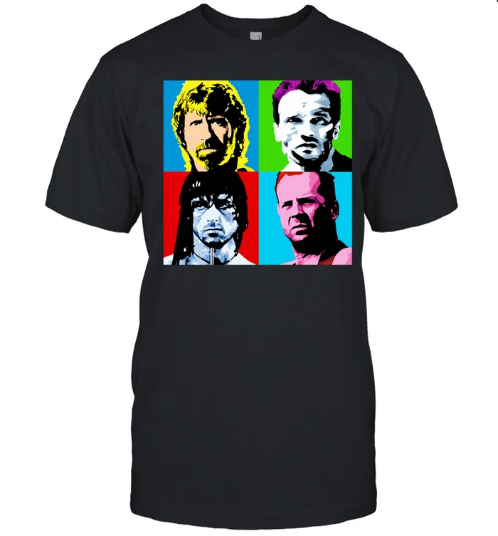 Latest action heroes 1980s portrait classic Classic Men's T-shirt