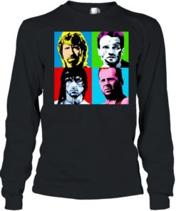Latest action heroes 1980s portrait classic Long Sleeved T-shirt