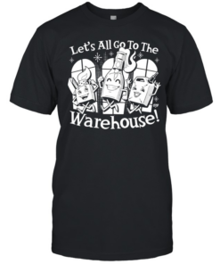 Let’s all go to the warehouse vintage cartoon  Classic Men's T-shirt