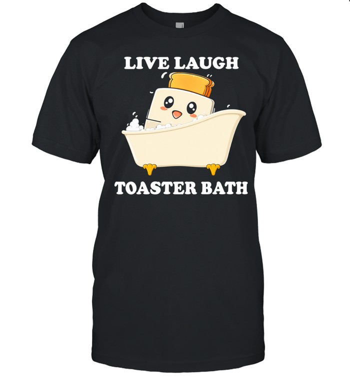 Live laugh toaster bath cartoon Classic Men's T-shirt