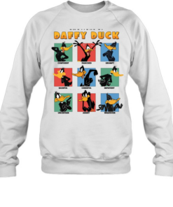 Looney Tunes Emotions Of Daffy Duck  Unisex Sweatshirt