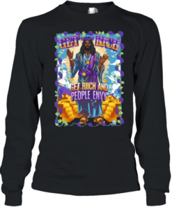 Man grape and gold get rich and people envy  Long Sleeved T-shirt