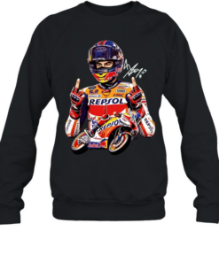 Marc Marquez racing signature middle finger meme Unisex Sweatshirt