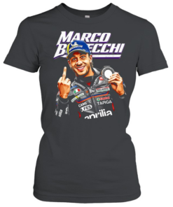 Marco Bezzecchi racing middle finger meme Classic Women's T-shirt