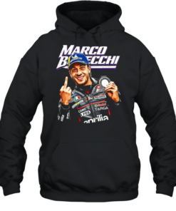 Marco Bezzecchi racing middle finger meme Unisex Hoodie
