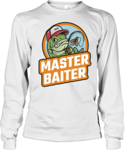 Master Baiter graphic meme  Long Sleeved T-shirt