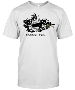 Mermaid coffee cup coffee y’all  Classic Men's T-shirt