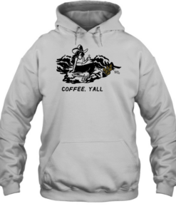 Mermaid coffee cup coffee y’all  Unisex Hoodie