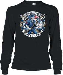 Military Sailor proud coast guard Veteran  Long Sleeved T-shirt