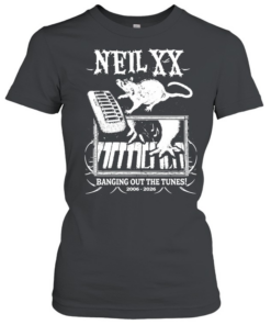 Neil XX banging out the Tunes 2006 2026  Classic Women's T-shirt
