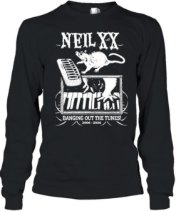 Neil XX banging out the Tunes 2006 2026  Long Sleeved T-shirt