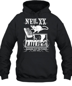 Neil XX banging out the Tunes 2006 2026  Unisex Hoodie
