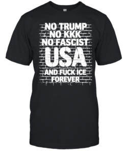 No Trump No Kkk No Fascist USA and fuck me forever  Classic Men's T-shirt