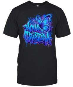 Nova criatura butterfly and lightning graphic  Classic Men's T-shirt