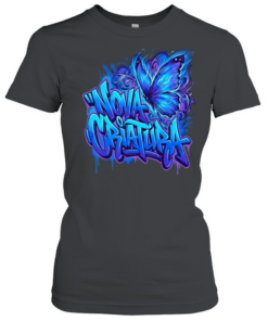 Nova criatura butterfly and lightning graphic  Classic Women's T-shirt