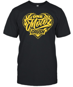 One motor crush heart graphic  Classic Men's T-shirt