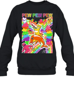 Pew Pew Pew with Pride  Unisex Sweatshirt