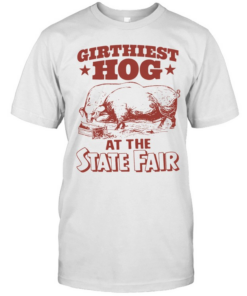 Pigs girthiest hog at the state fair  Classic Men's T-shirt