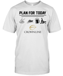 Plan For Today Crownline Boat  Classic Men's T-shirt