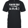 Plan for today I Drink coffee jeep dog and beer  Classic Men's T-shirt