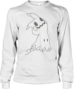 Pokémon Mimikyu graphic Tee Long Sleeved T-shirt
