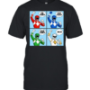 Power Red Power Blue Power Green Power Hello  Classic Men's T-shirt