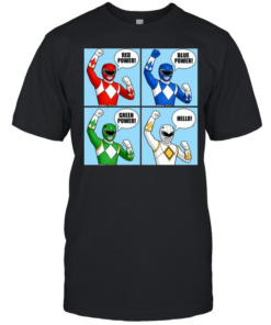 Power Red Power Blue Power Green Power Hello  Classic Men's T-shirt