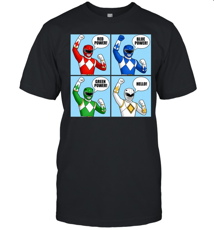 Power Red Power Blue Power Green Power Hello Classic Men's T-shirt