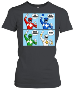 Power Red Power Blue Power Green Power Hello Classic Women's T-shirt