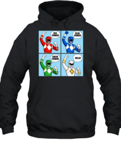 Power Red Power Blue Power Green Power Hello Unisex Hoodie