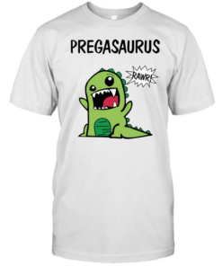 Pregasaurus Rawr Dinosaur  Classic Men's T-shirt