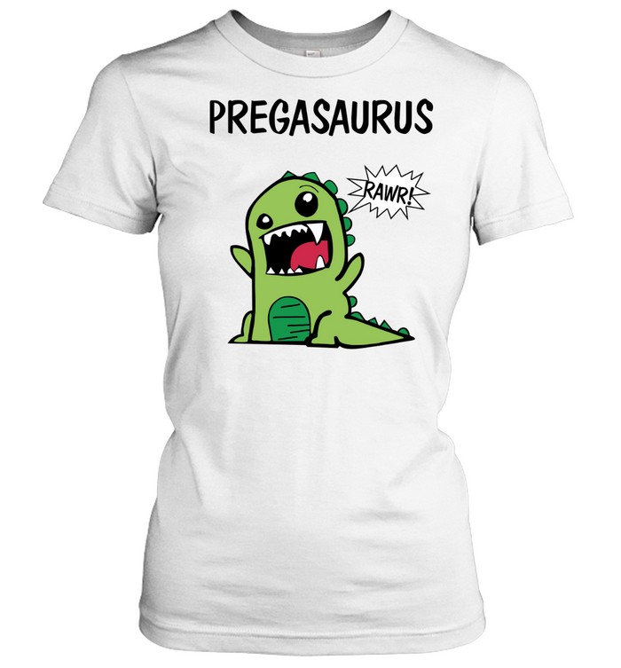 Pregasaurus Rawr Dinosaur Classic Women's T-shirt