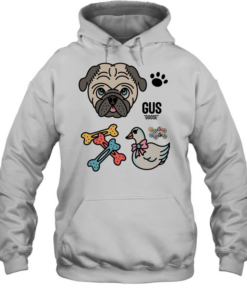 Pug Gus Goose Unisex Hoodie