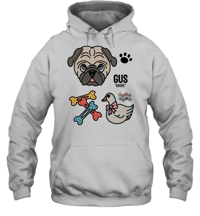 Pug Gus Goose Unisex Hoodie